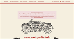 Desktop Screenshot of motopedia-online.info